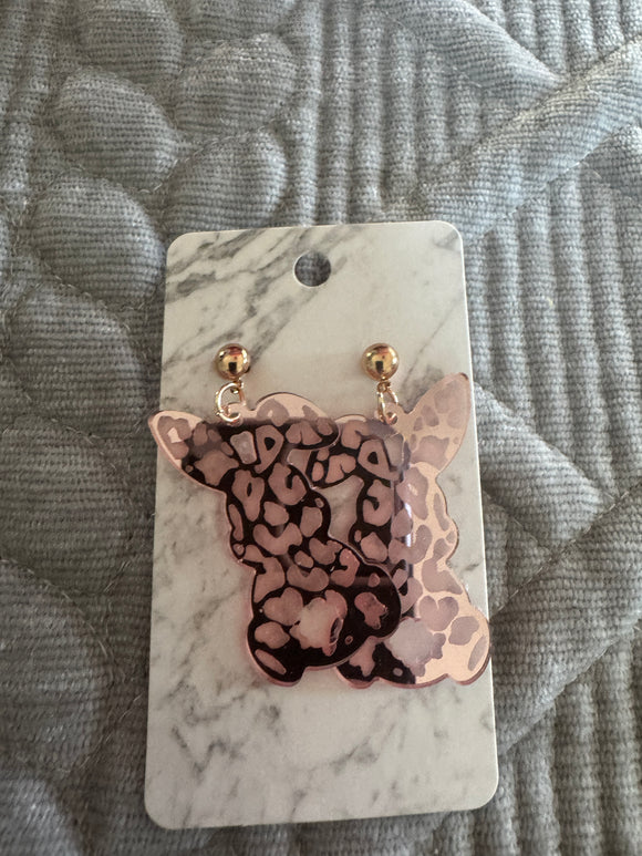 Cheetah Easter Bunny Dangle