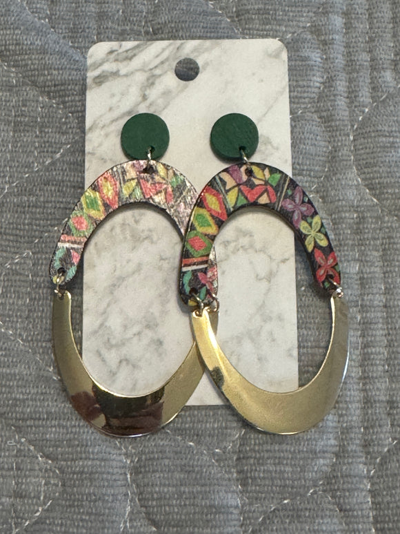 Boho Oval Dangle